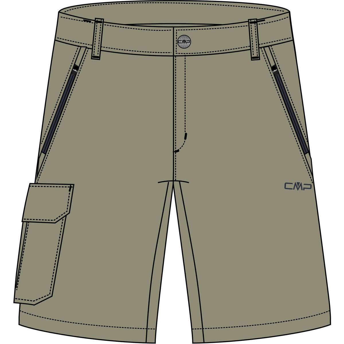 CMP KID Bermuda sage (E663) 104 31T5634-E663-104