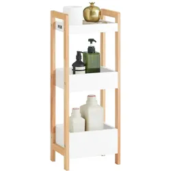 SoBuy, Badezimmerregal, Badregal (28 x 20 x 74 cm)
