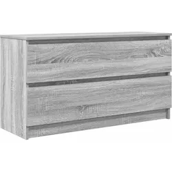 vidaXL TV-Schrank Grau Sonoma 100x35x54 cm Holzwerkstoff
