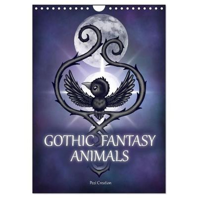 Gothic Fantasy Animals (Wall Calendar 2027 DIN A4 portrait), CALVENDO 12 Month Wall Calendar