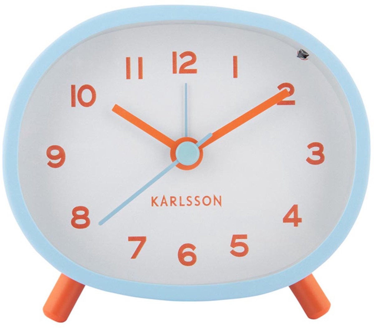 Karlsson Alarm Clock Cheeky Oval Summer Tabletop Clock