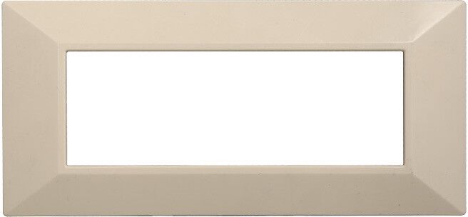 Ettroit An90609 Placca Piramide 6p Colore Sabbia Compatibile Con Bticino Axolute
