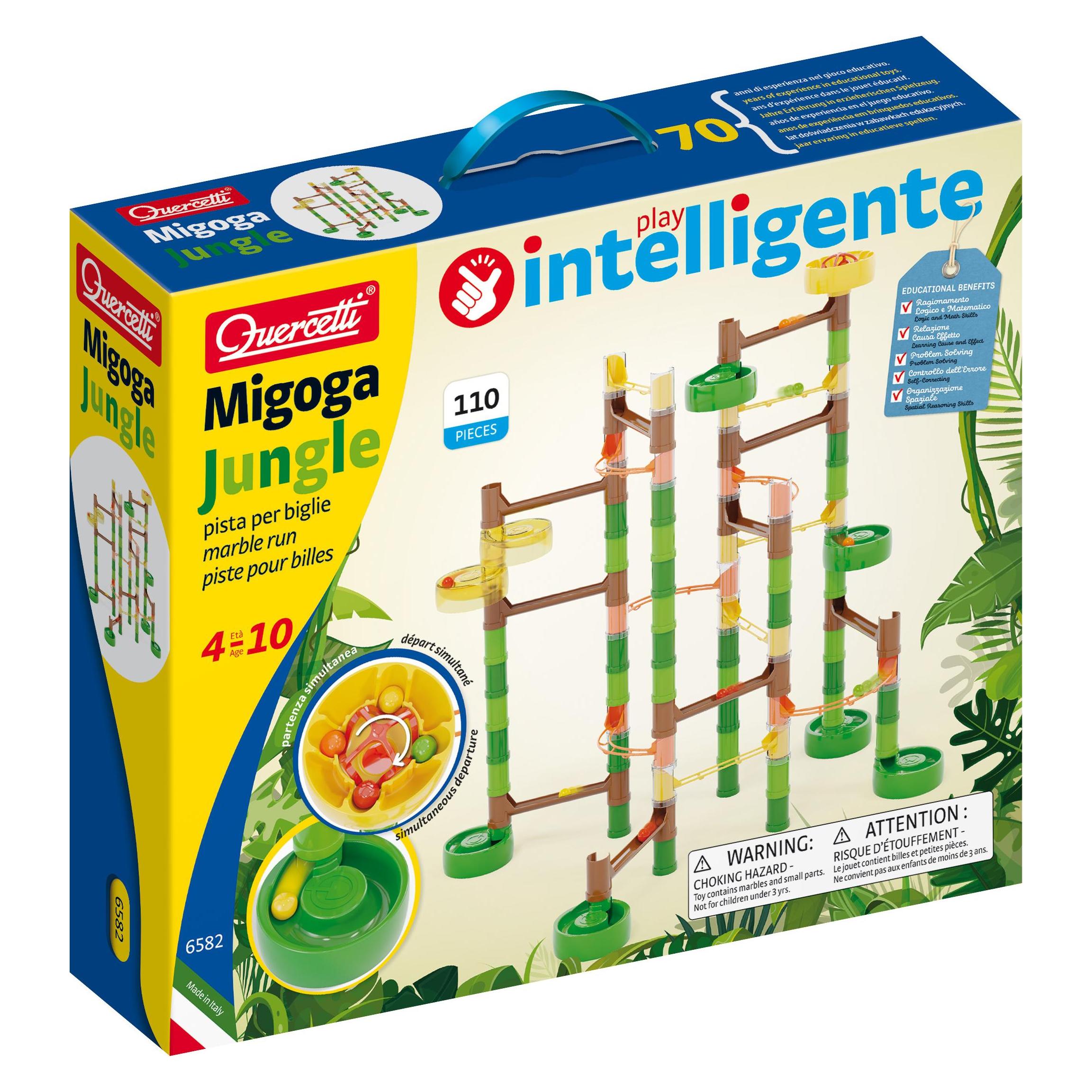 Quercetti Migoga Dschungel Kugelbahn (108 Teile) (040-6582)