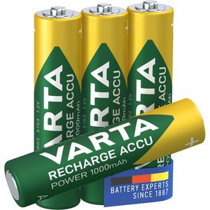 Varta Akku Recharge Power 5703, 1,2 V, 1000 mAh, AAA, NiMH, 4 Stück