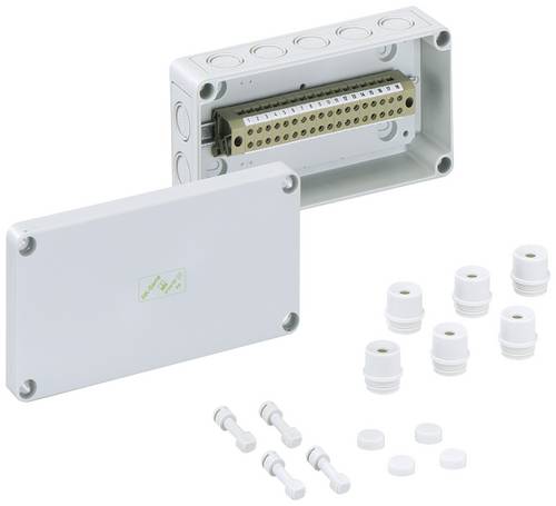 Spelsberg RKK 4/22-22x4² Reihenklemmen-Gehäuse 180 x 94 x 57 Polystyrol (EPS) Grau 1St.