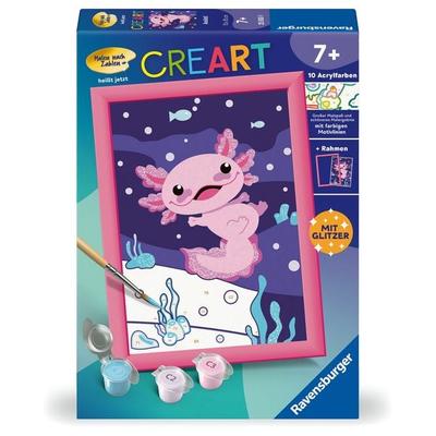 CreArt, Malen nach Zahlen Kinder - Axolotl