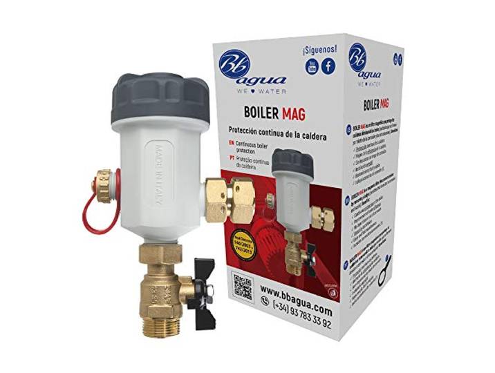 Boiler Mag Wasserfilter. Ideal für den kontinuierlichen Schutz des Boilers. Verbessert die Effizienz Ihres Kessels. Einfache Installation und Wartung. Bbagua.