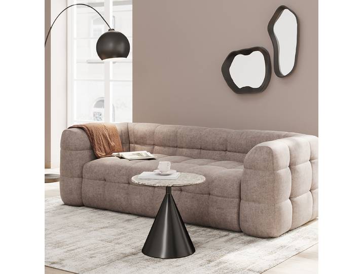 Table d’appoint Rita Ø 50cm Noir