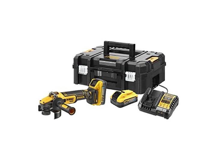 'DEWALT DCG409H2T-QW Meuleuse 18 V 125 mm avec 2 piles 5 ah powerstack