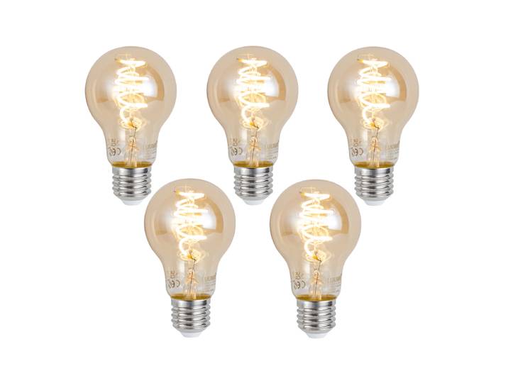 Lot de 5 ampoules LED intelligentes E27 à intensité variable A60