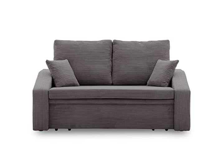 Sofa Dorma mit schlaffunktion, einfacher Aufbau, modernes Design, polstermöbel. Schlafcouch zum Wohnzimmer. Widerstandsfähiges, Minimalistisches Design (POSO 022)