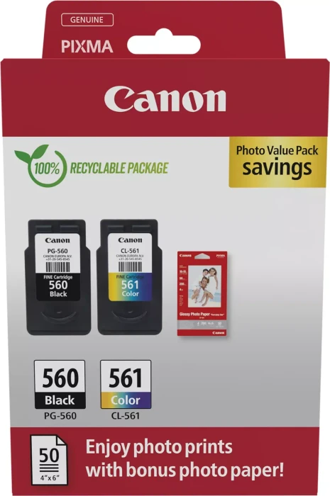 Canon PG-560 / CL-561 Multipack, 180 Seiten