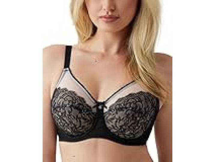 Wacoal Soutien-gorge rétro chic à armatures pour femme - Noir - 110F