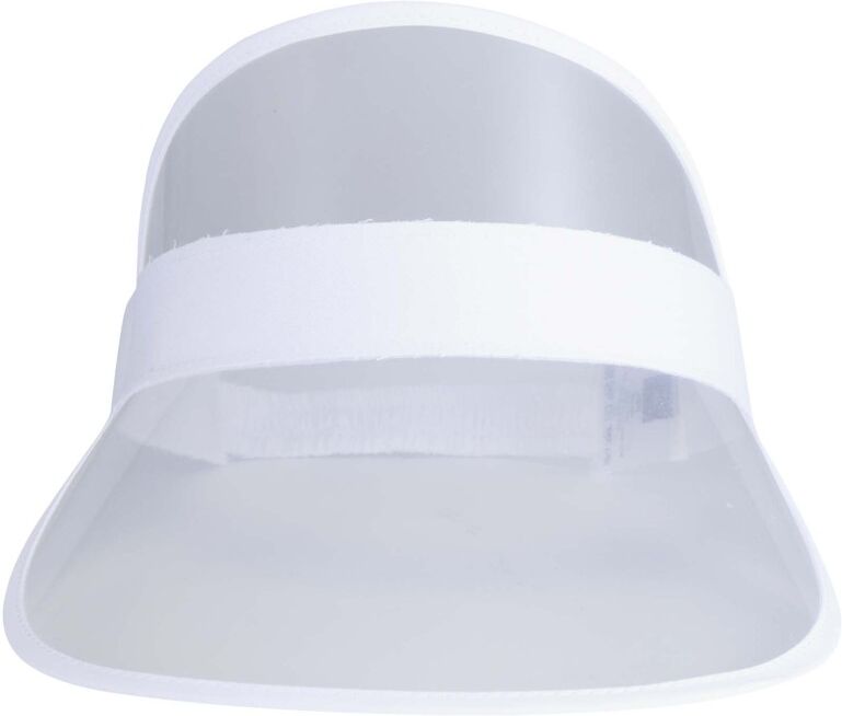 Casquette personnalisée à visière transparente Bright blanc