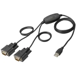 DIGITUS DA-70158 - USB 2.0 Konverter, A Stecker auf 2x RS-232