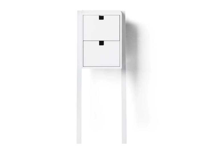 1898 Étagère de chevet/couloir Square Blanc