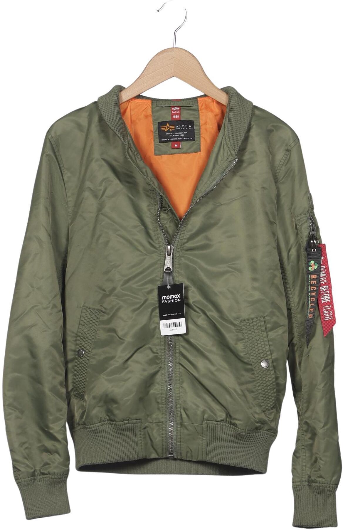 Alpha industries Herren Jacke, Grün, Gr. M, Synthetik - Second Hand