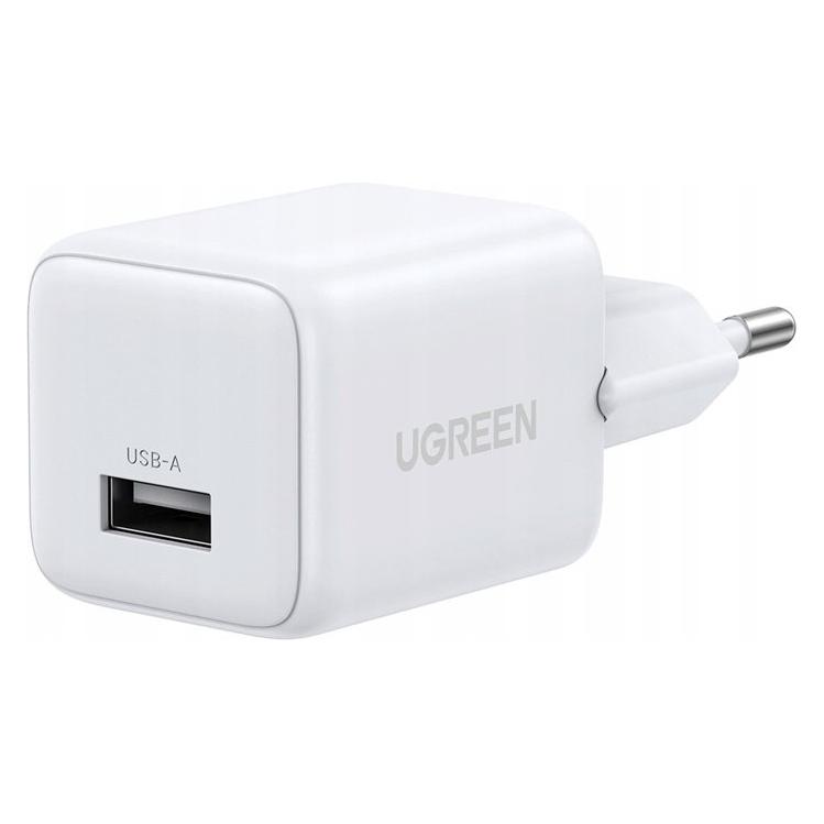 Ugreen Ładowarka Ładowarka sieciowa X518 USB-C, GaN, 18W (biała) (18 W, 1 Port) (75623)