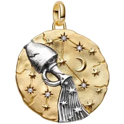 Pandora 765004C01 Medaillon-Charm Anhänger XL Sternzeichen Wassermann