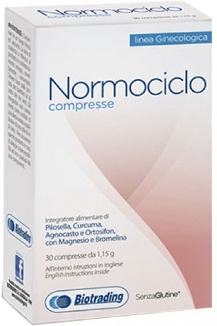 BIOTRADING Srl UNIPERSONALE Normociclo 30 Compresse - Integratore Per Ciclo E Menopausa