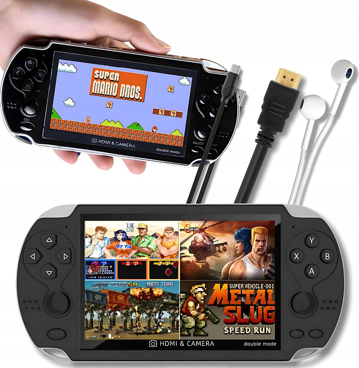 HARD-ER Retro Console X7 met meer dan 1000 games en multimediafuncties