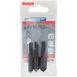 BOSCH 3-tlg. Kegelsenker-Set silber