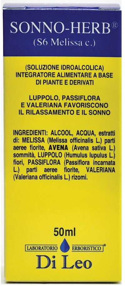 LABORATORIO ERBORISTICO DI LEO SONNO HERB S6 MELISSA 50M DI LEO