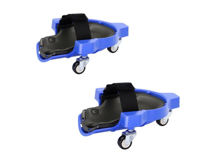 Knieschoner auf Rollen Blau-Schwarz