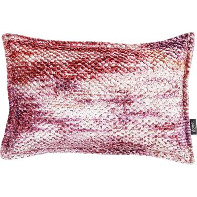 Dekokissen DONE. "Glam Colour", rot (rost, blutrot, brombeer, meliert), B:40cm L:60cm, Polyester, Dekokissen_Sitzkissen_Kissenhüllen, Reißverschluss, Ohne Füllung, meliert