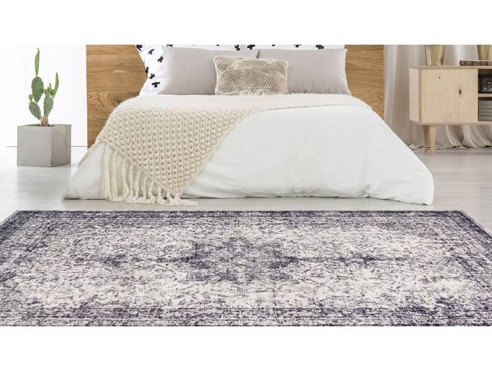 Teppich PADIRO Piemont 825 , grau, B:120cm H:11mm L:170cm, Polyester, Teppiche, Teppich