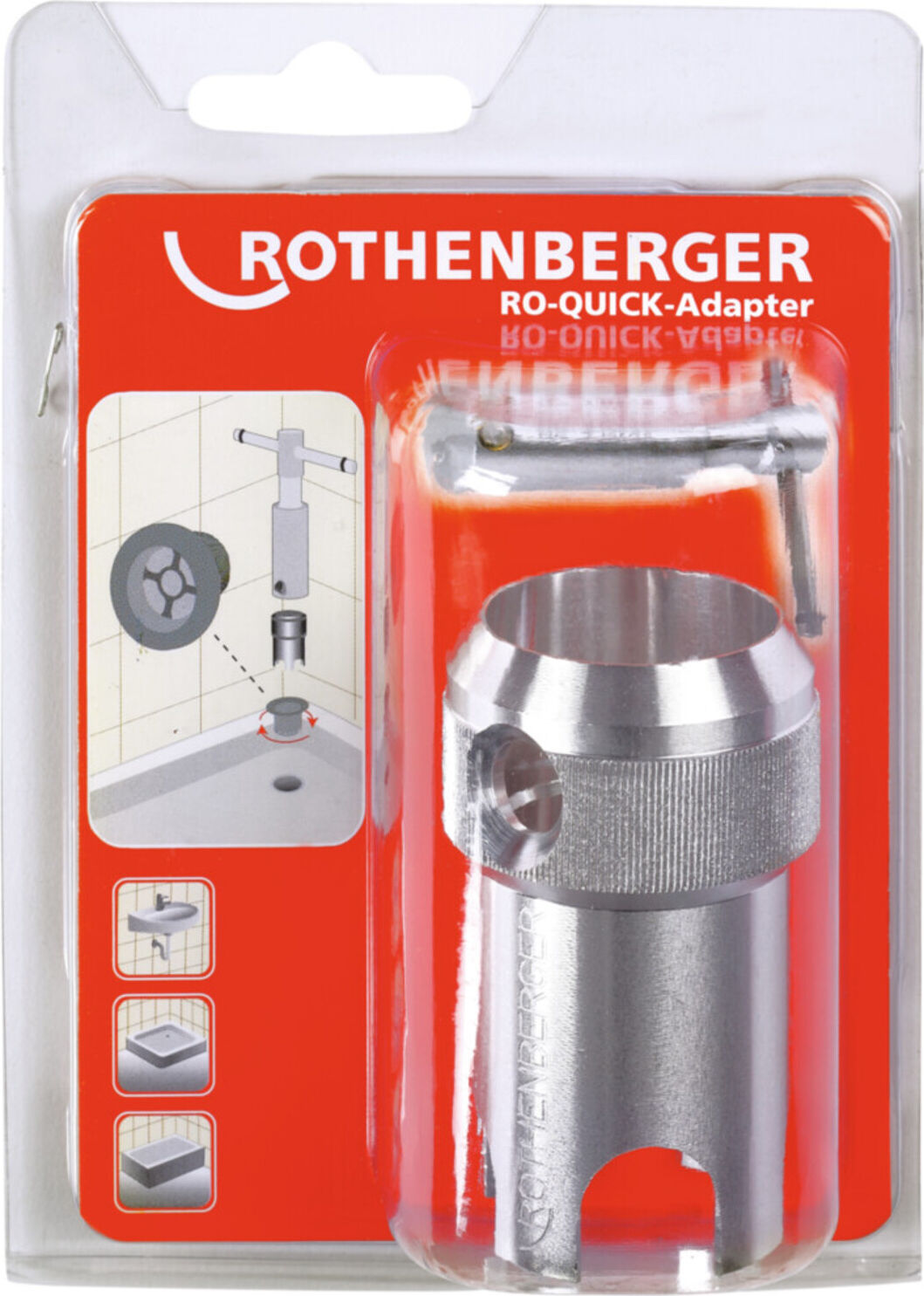 Rothenberger Badewannenadapter Geberit fürRO-QUICK (70412)