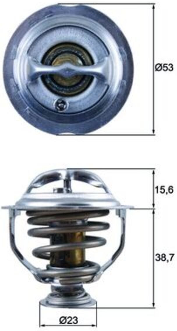 Thermostat, Kühlmittel MAHLE TX 123 95D