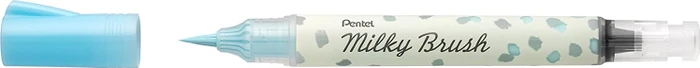 Pentel Milky Brush XGFH-PSX Brush-Pen blau, 1 St.