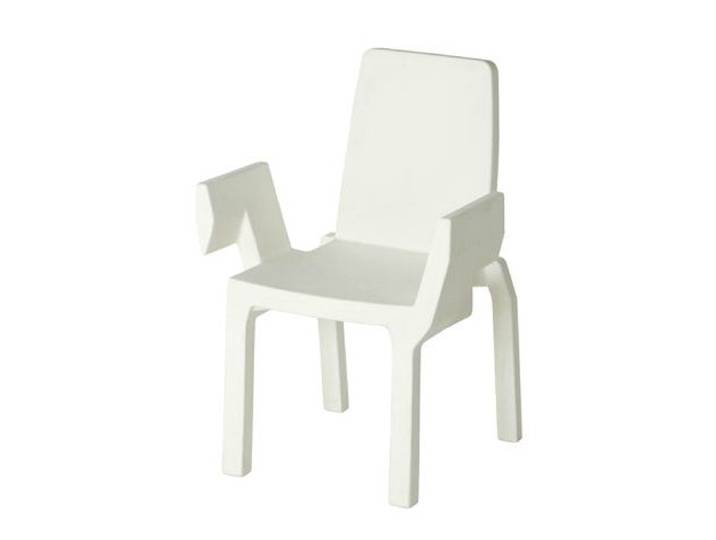 SLIDE chaise DOUBLIX (Blanc - Polyéthylène)