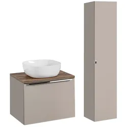 BADMÖBEL 60cm Éros 2er-Set Taupe