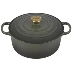 Le Creuset Signature Braadpan, 28cm thyme, Pfanne + Kochtopf, Grün