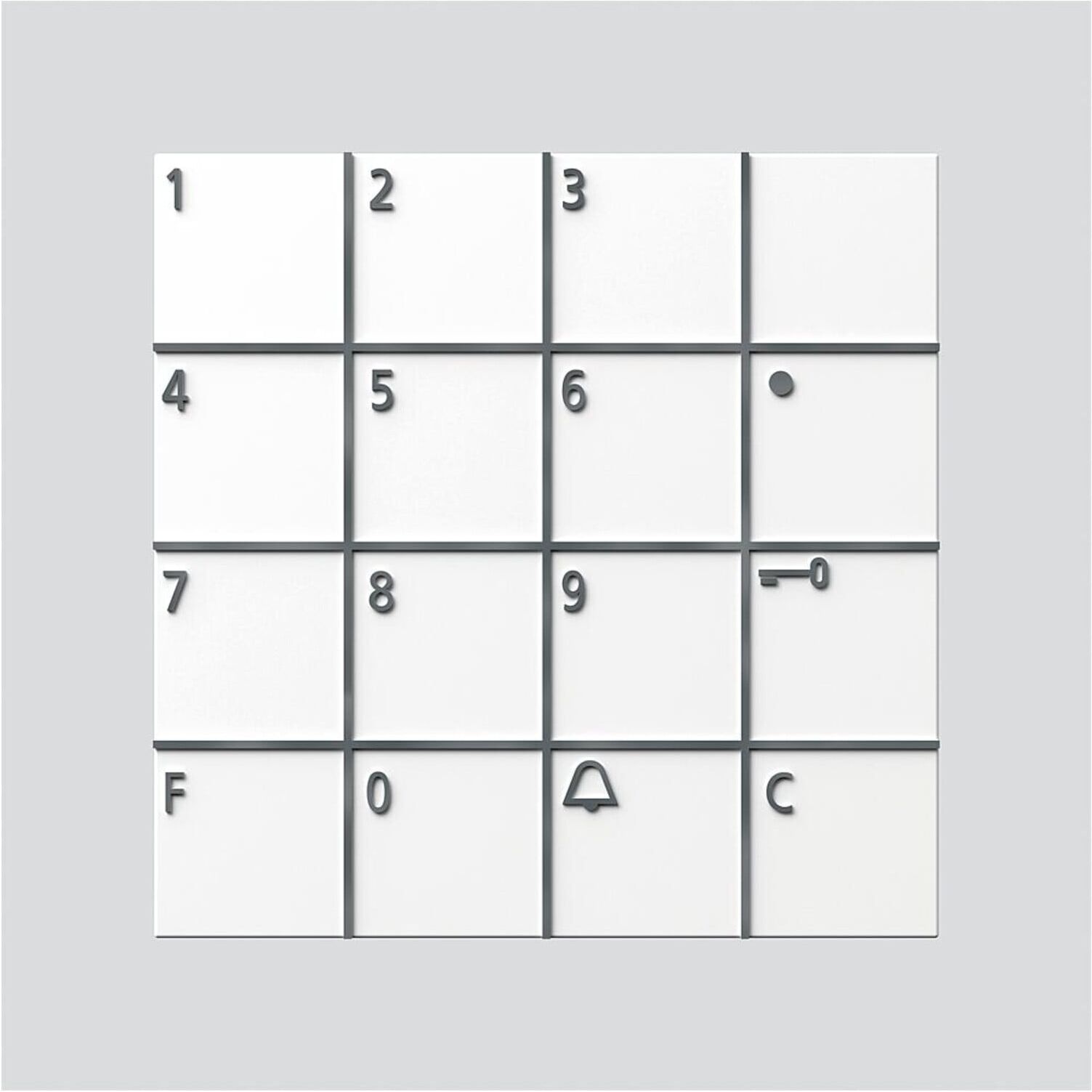 Siedle&Söhne; Codeschloss-Modul weiss COM 611-02 W (200036516-00)