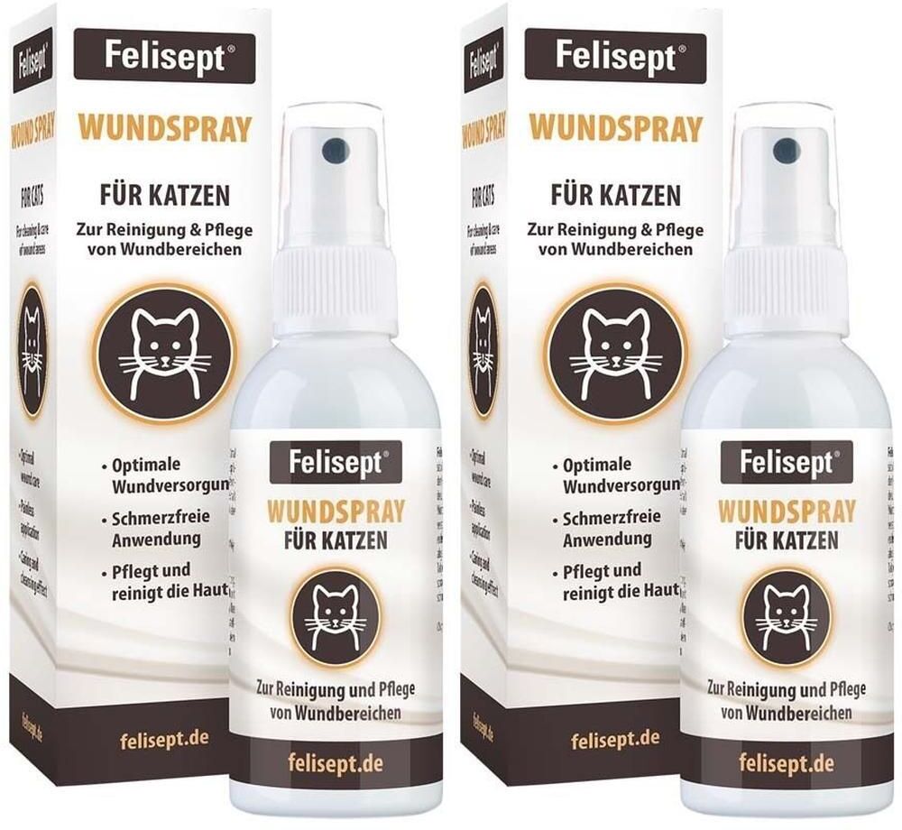 Felisept Wundspray f.Katzen 2x 2x75 ml Spray