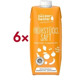 beckers bester Mehrfrucht-Direktsaft »Frühstückssaft« 6 Stück je 0,75 L