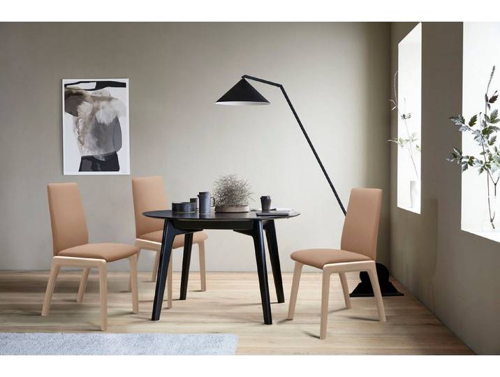 Stressless® Polsterstuhl Laurel, Low Back, Größe L, mit abgerundeten Beinen in Eiche natur