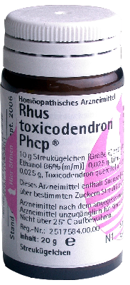 PHÖNIX LABORATORIUM GmbH RHUS TOXICODENDRON PHCP Globuli 20 g 00359801
