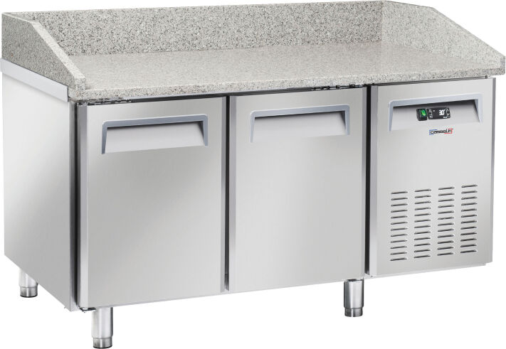 Casselin Tavolo per Pizza Refrigerato 2 Porte