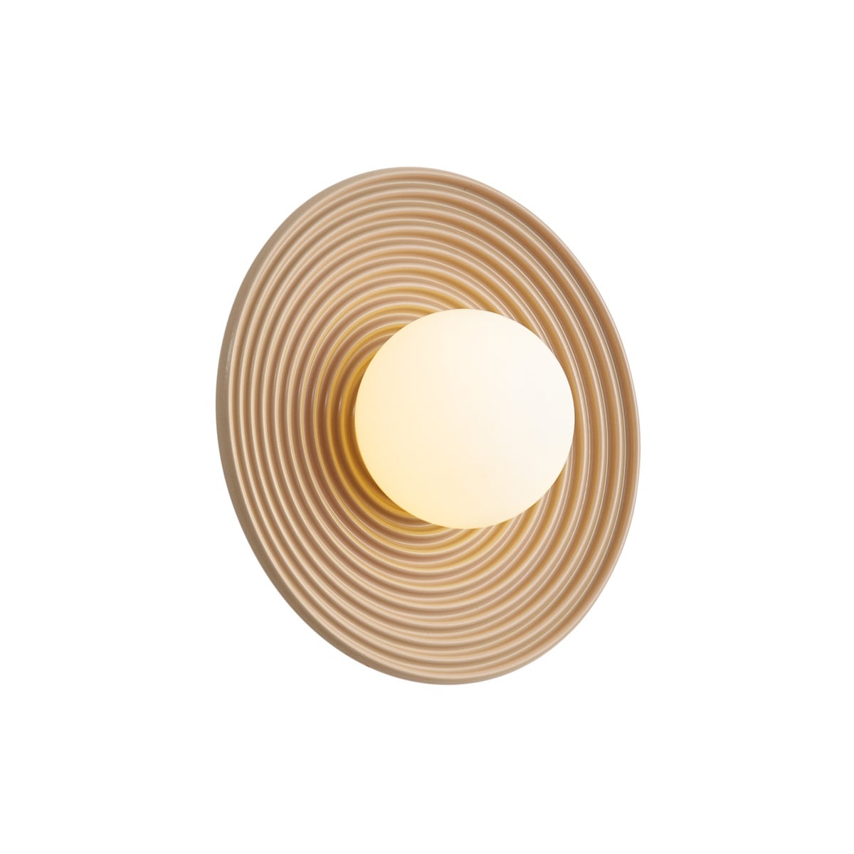 Qazqa Retro plafondlamp beige met opaal glas