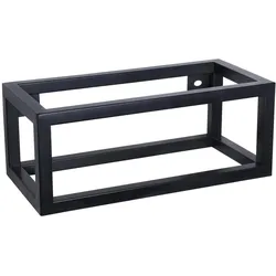 Differnz, Waschbecken, Ravo Fonteinset - Wasbak Keramiek - Wit - Gebogen Kraan - Mat Zwart - Standaard Greep - 38.5 x 18.5 (185 mm, 385 mm)