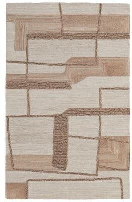 Grand Bazaar Middleton Hand Tufted Geometric Modern Area Rug