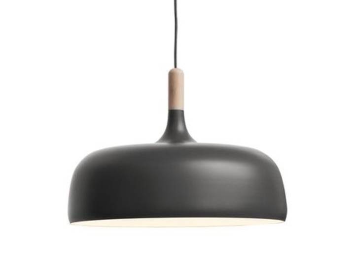 NORTHERN LIGHTING lampe à suspension ACORN (Gris - Aluminium et chêne)