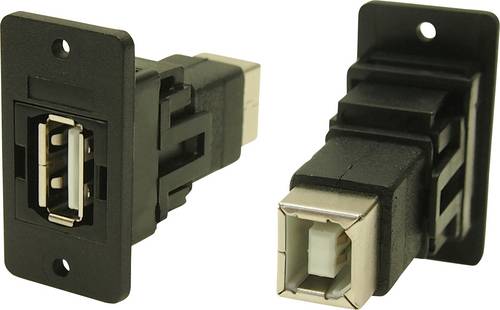 Cliff Adapter, Buchse, Einbau USB-Buchse Typ A - USB-Buchse Typ B CP30609NX Inhalt: 1St.