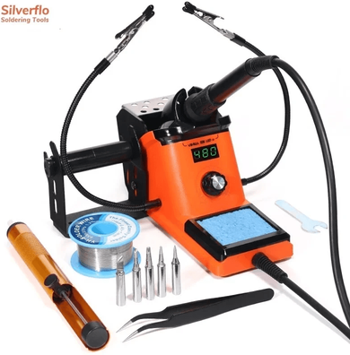 Uplift Essentials Digital Soldering Iron Kit With LED Display And Helping Hands 926led iii eu