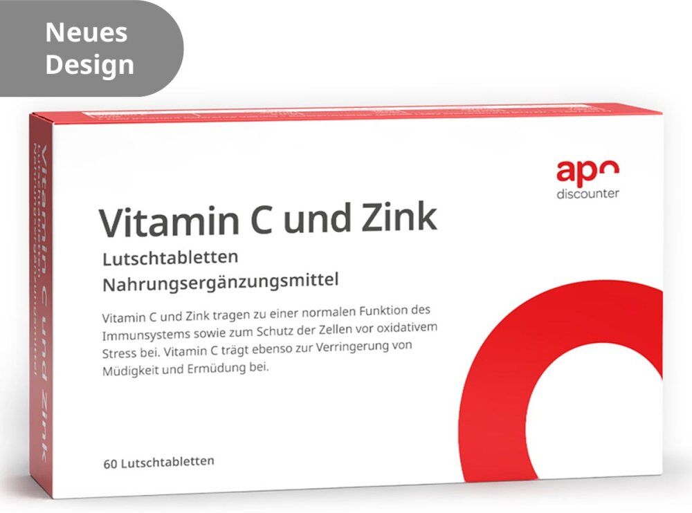 Vitamin C und Zink Lutschtabletten von apodiscounter