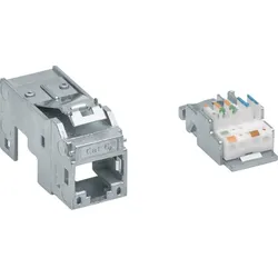 Hager Keystone-Einsatz Module Jacks, RJ45/Cat.6a